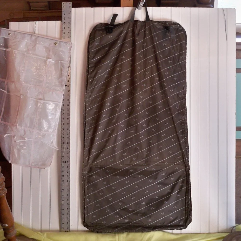 Garment Bag & 12 pocket closet Organizer